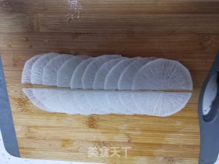 萝卜枚瑰花—蘸酱菜的做法步骤：3