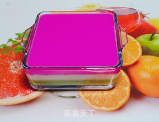 创意天然彩虹皮冻的做法步骤：6