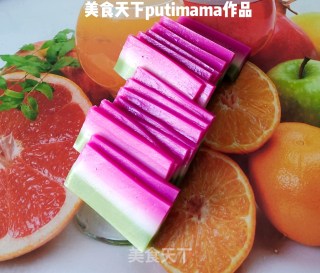 创意天然彩虹皮冻的做法步骤：9