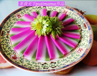 创意天然彩虹皮冻的做法步骤：13