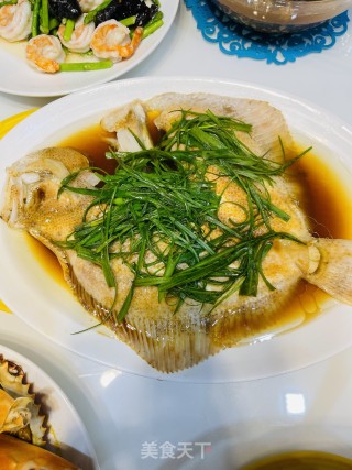 清蒸多宝鱼的做法步骤：8