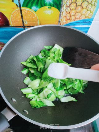蚝油小油菜的做法步骤：6