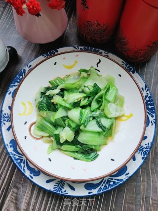 蚝油小油菜的做法步骤：10