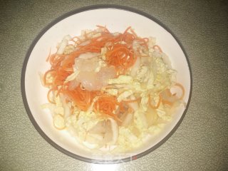 拌白菜丝胡萝卜丝海蜇的做法步骤：12