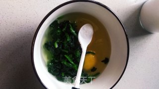 菠菜烘蛋的做法步骤：3
