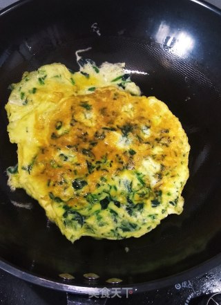 菠菜烘蛋的做法步骤：5