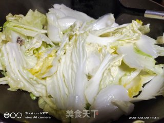 香菇肉末炒白菜的做法步骤：2