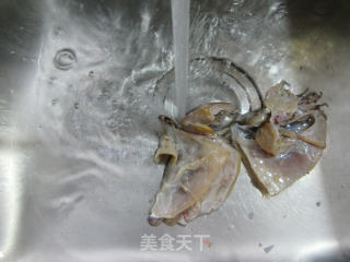 乌贼鲞炒大白菜的做法步骤：3