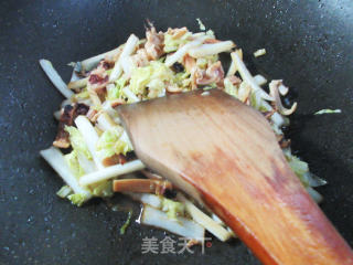 乌贼鲞炒大白菜的做法步骤：10