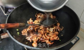 酱爆八爪鱼的做法步骤：10