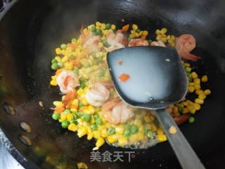 五彩虾球的做法步骤：13