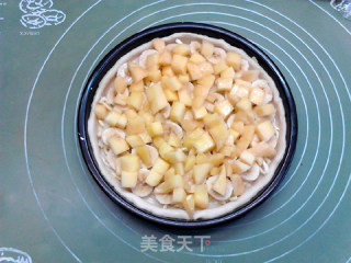 炼奶芒果香蕉披萨的做法步骤：16