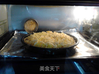 炼奶芒果香蕉披萨的做法步骤：18