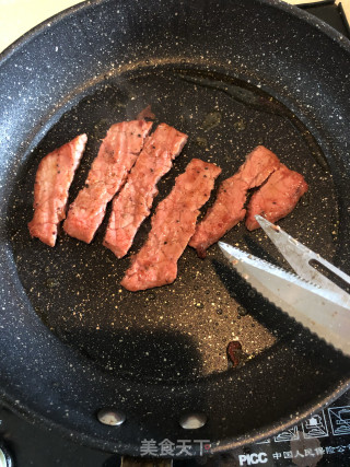 牛排西兰花的做法步骤：6