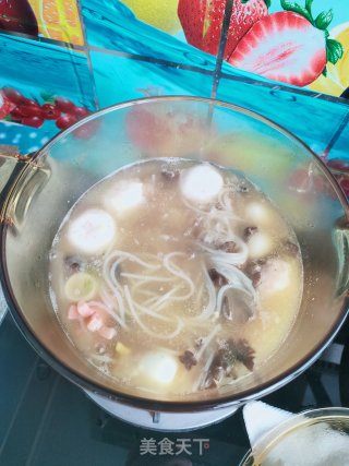 鸡汤米线的做法步骤：7