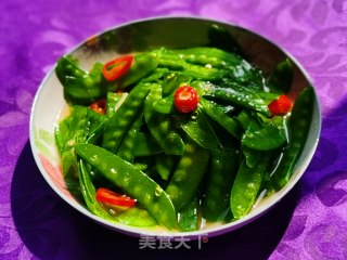 清炒荷兰豆的做法步骤：9