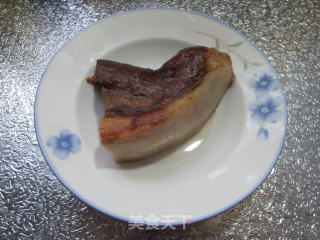 酱肉炒大蒜的做法步骤：5