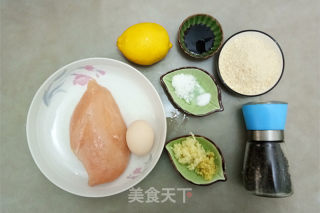 柠檬煎鸡块的做法步骤：1