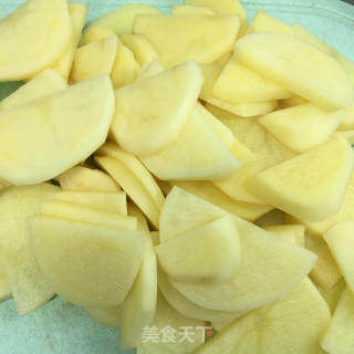 香葱胡萝卜炒土豆片的做法步骤：1