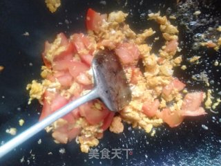 西红柿炒鸡蛋的做法步骤：9