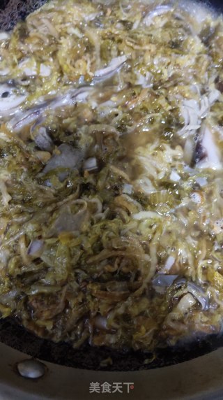 咸菜炖猪肚的做法步骤：4