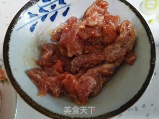 肉片炒青椒的做法步骤：3