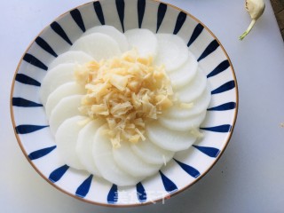 干贝蒸萝卜的做法步骤：5