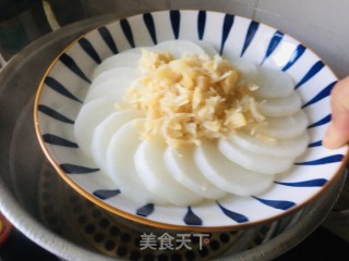 干贝蒸萝卜的做法步骤：6