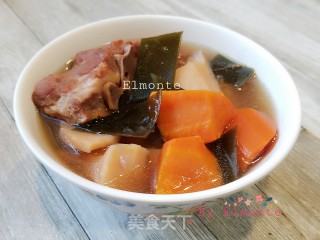 莲藕胡萝卜海带汤的做法步骤：9
