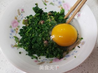 菠菜煎饼的做法步骤：3