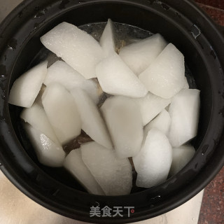 白萝卜焖牛肚牛筋的做法步骤：5
