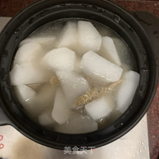 白萝卜焖牛肚牛筋的做法步骤：6