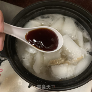 白萝卜焖牛肚牛筋的做法步骤：7