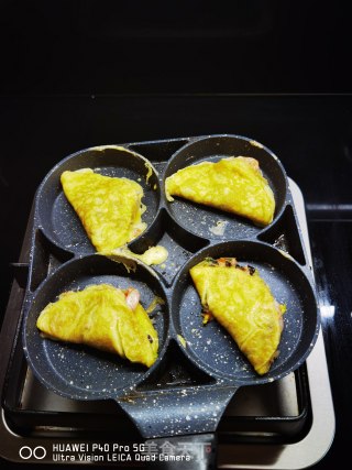 煎好就吃，不用蒸的黄金蛋饺。的做法步骤：17