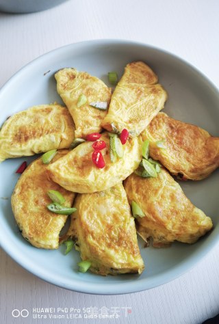 煎好就吃，不用蒸的黄金蛋饺。的做法步骤：18