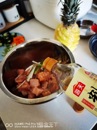 加了菠萝的宫保鸡丁的做法步骤：9