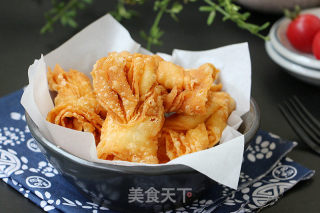 排叉（馄饨皮版）的做法步骤：6