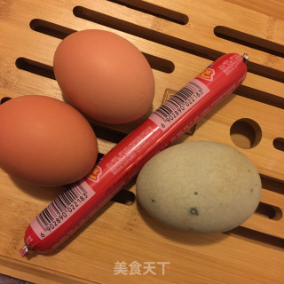 如意三色蛋的做法步骤：1