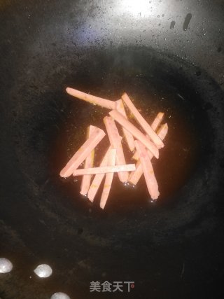火腿炒年糕的做法步骤：6