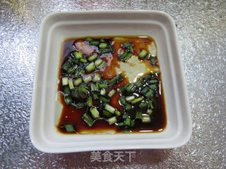 葱油蒸鸭蛋的做法步骤：6