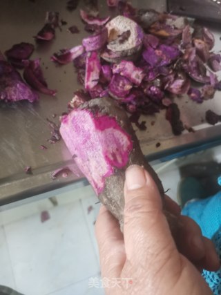 紫山药汤的做法步骤：1