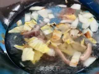 香菇煮年糕的做法步骤：3