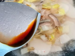香菇煮年糕的做法步骤：5