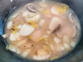 香菇煮年糕的做法步骤：7