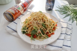 下酒菜凉拌云丝的做法步骤：7