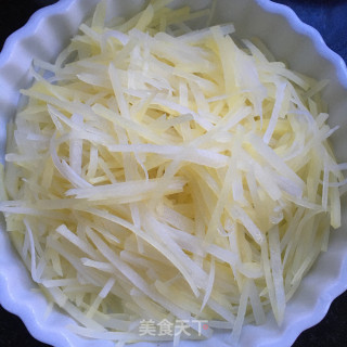 香菜拌土豆丝的做法步骤：5