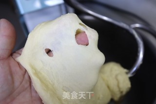 卡仕达酥粒面包的做法步骤：2
