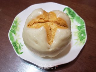 双色开花南瓜馒头的做法步骤：18