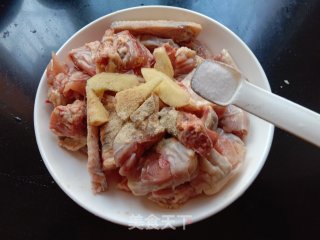 原味香菇蒸鸡的做法步骤：2