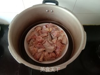 原味香菇蒸鸡的做法步骤：7